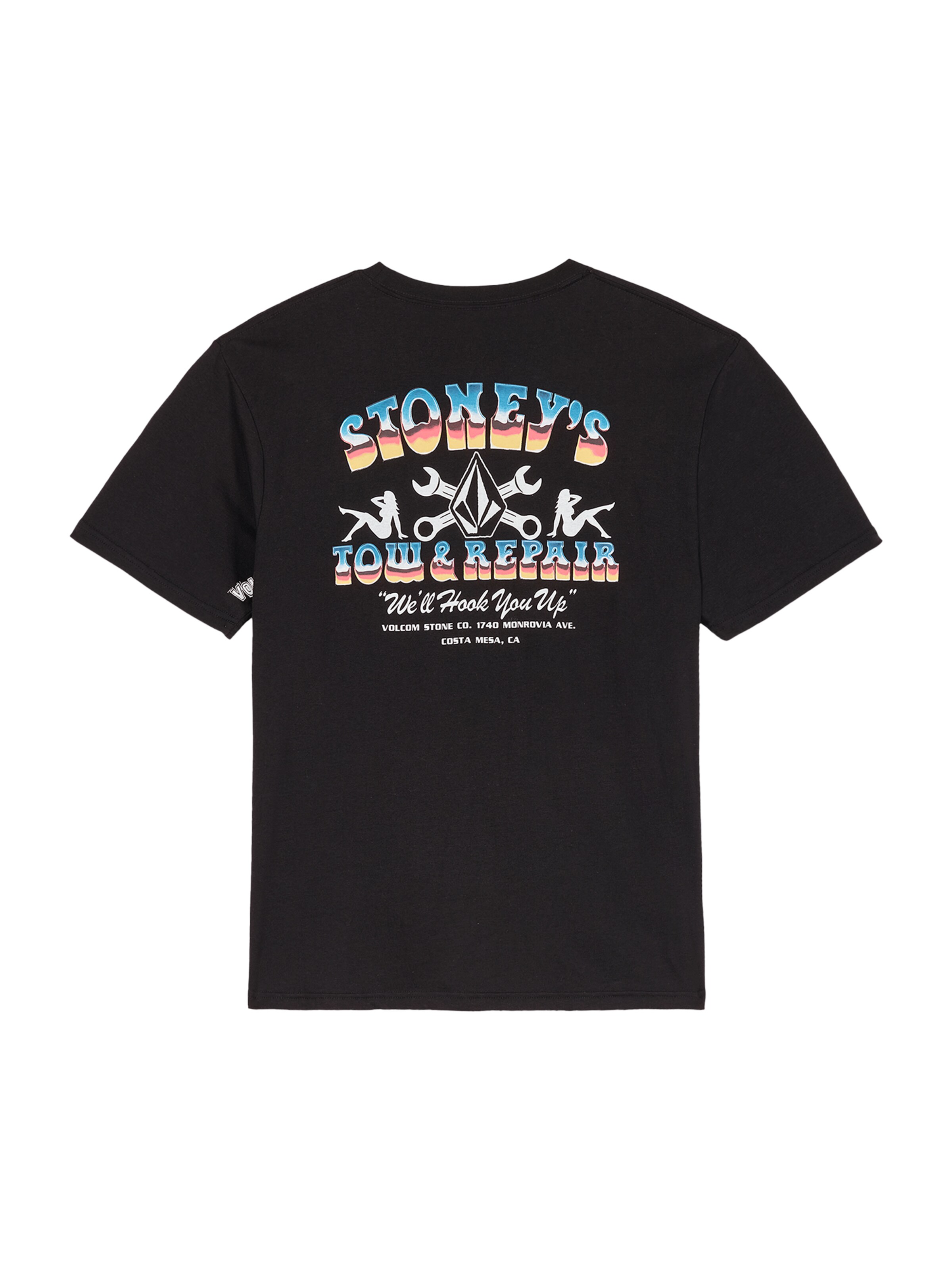 Volcom T-Shirt 'Stoneys BSC' in Schwarz