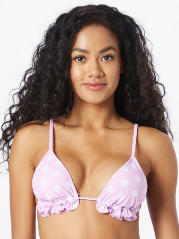 River Island Triangel Bikinioverdel i lilla: forside