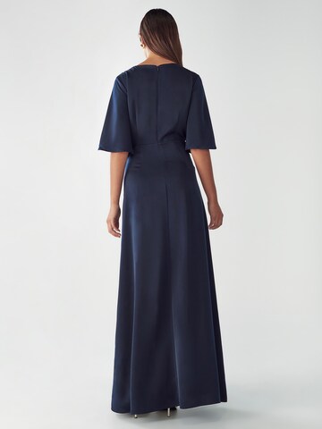 Willa Evening dress 'UTAH' in Blue: back