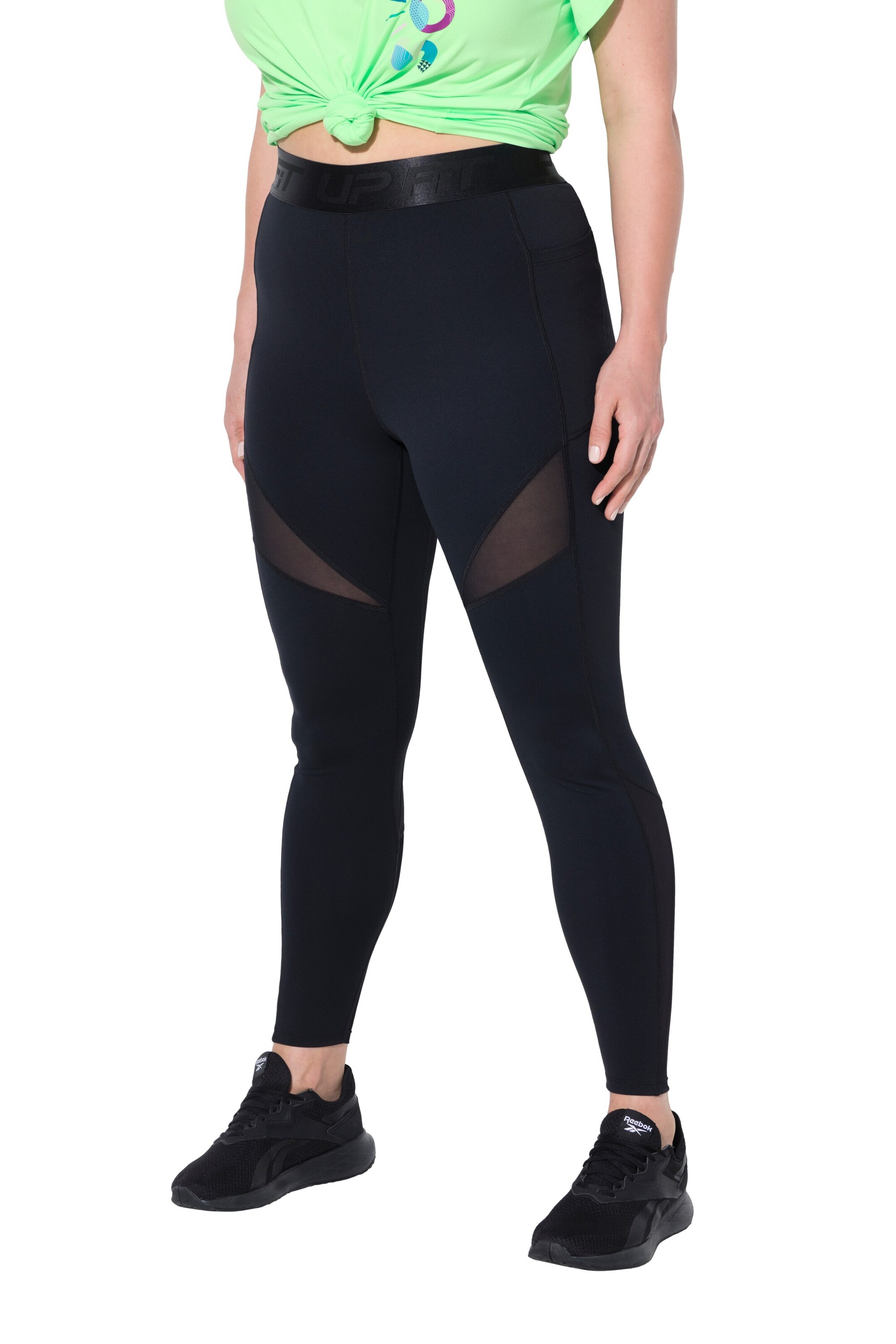 Ulla Popken Skinny Hose in Schwarz