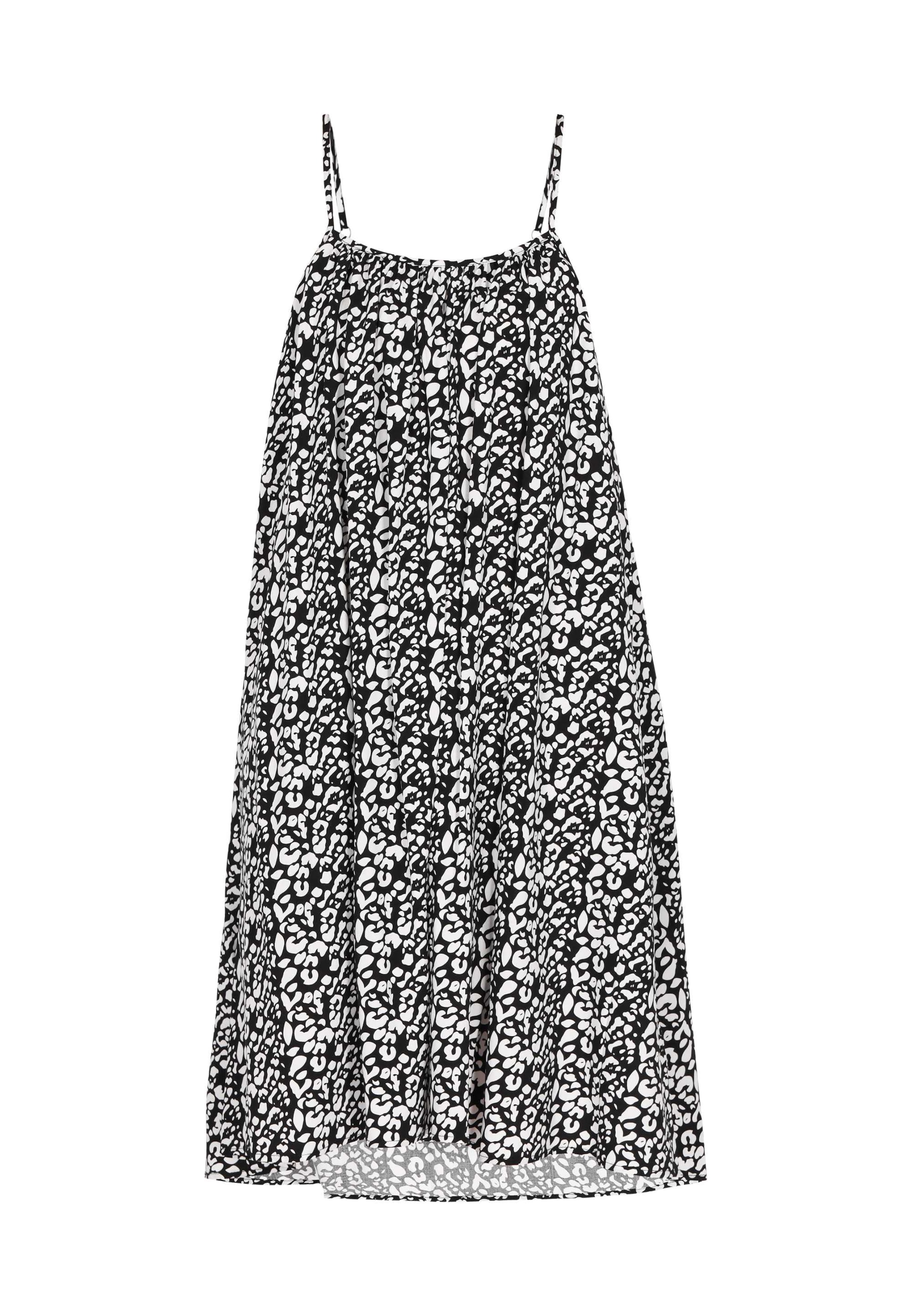 aleida - Vestido em preto: frente