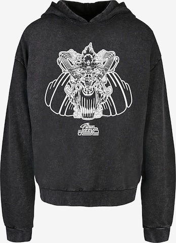 Merchcode Sweatshirt 'Thin Lizzy - Rocker' in Zwart: voorkant