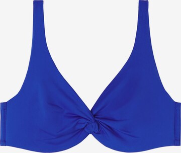 CALZEDONIA Bikini Top 'Indonesia' in Blue: front