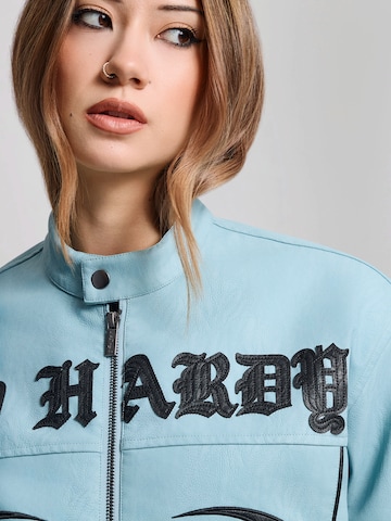 mėlyna Ed Hardy Demisezoninė striukė ' Gothic Flames '