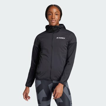 ADIDAS TERREX Outdoorjacke 'Xperior' in Schwarz: Vorderseite