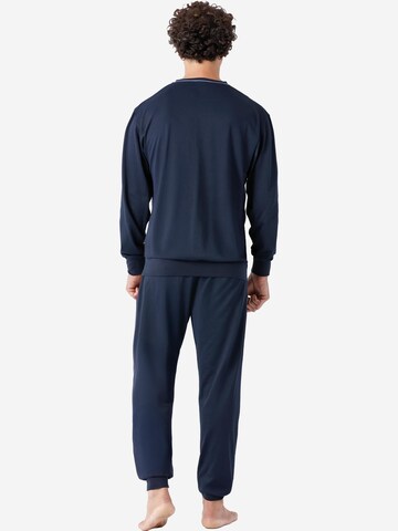 HAJO Pyjamas lang 'Klima-Komfort' i blå