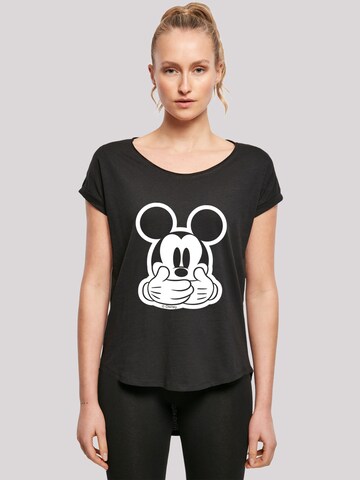 Maglietta 'Disney Micky Maus Don’t Speak' di F4NT4STIC in nero: frontale