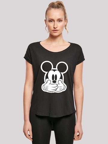 T-shirt 'Disney Micky Maus Don’t Speak' F4NT4STIC en noir : devant