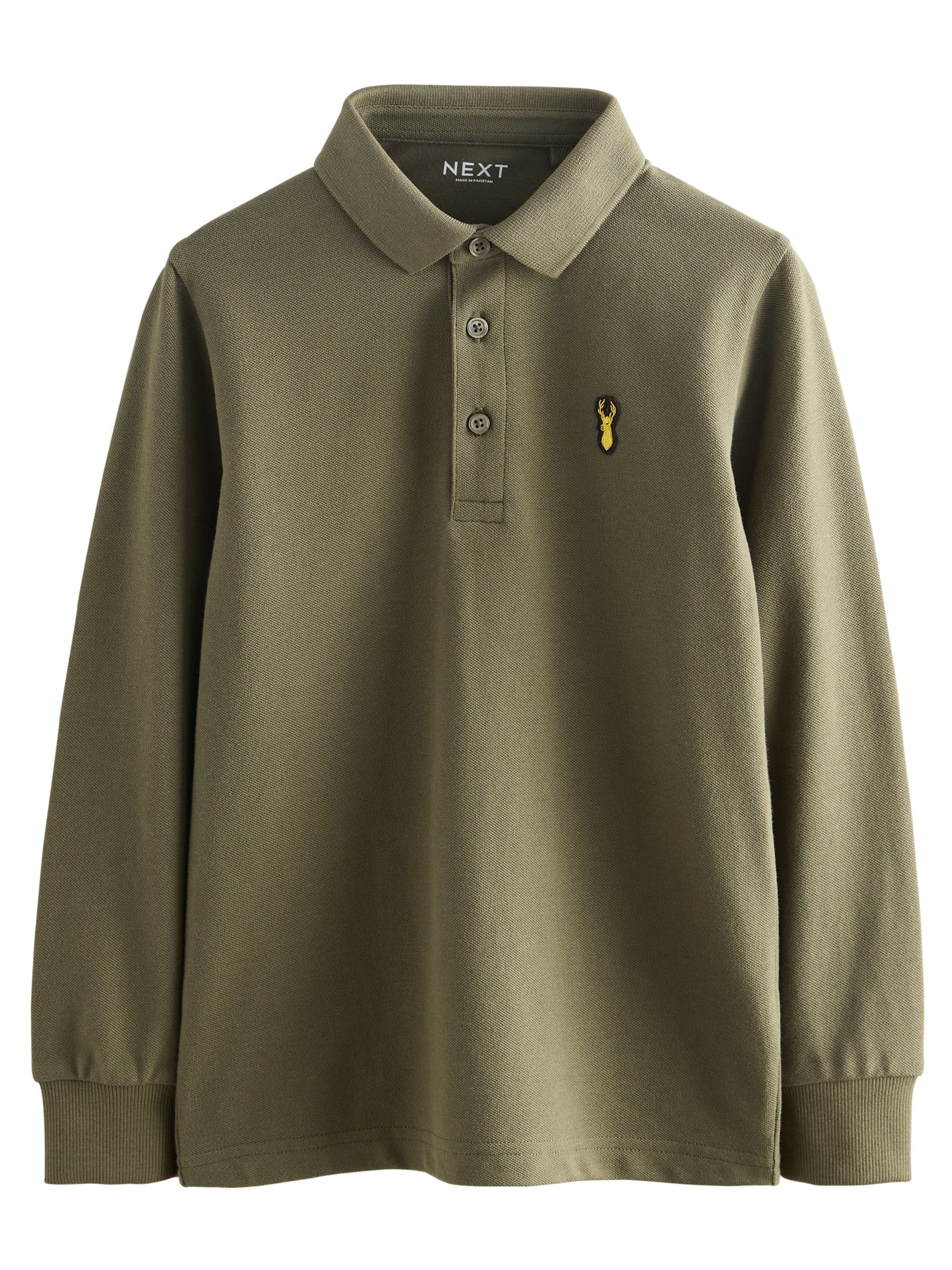 Next T-shirt i grön: framsida