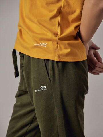 regular Pantaloni 'Felpati' di OWN Off With Nature in verde