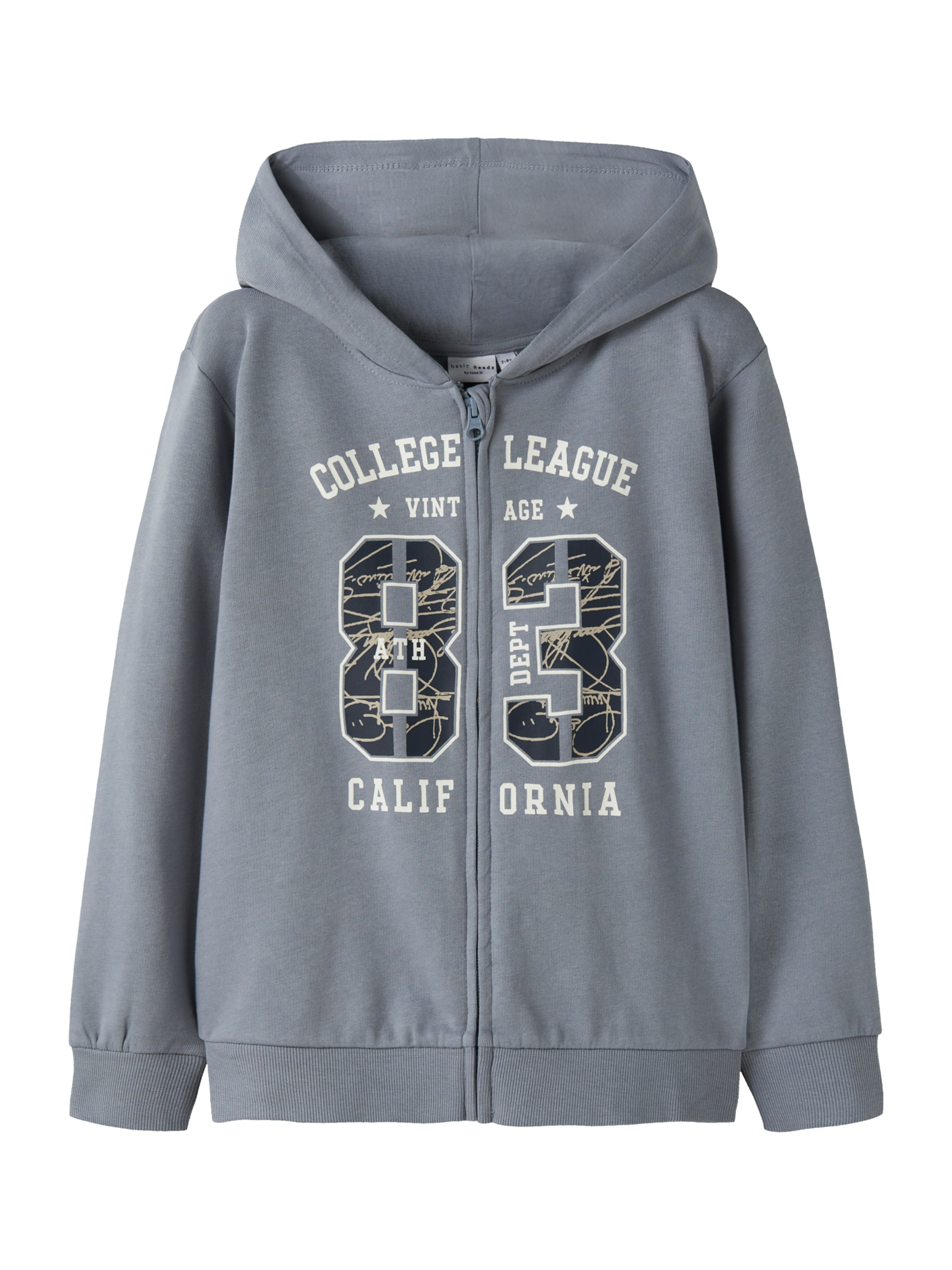 Hanorac 'NKMVOLTINUS' de la NAME IT pe albastru: față