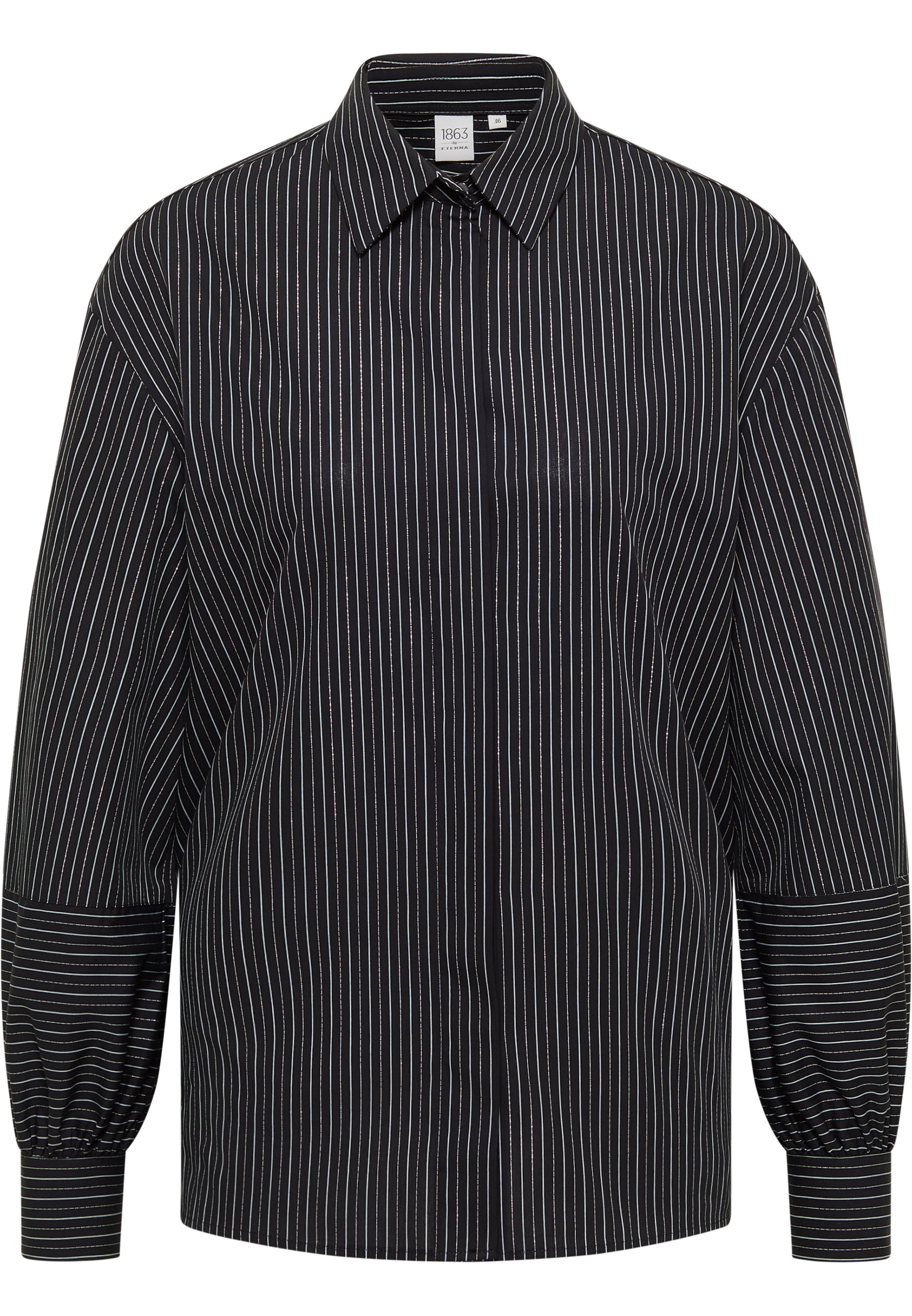 ETERNA Blouse in Zwart: voorkant