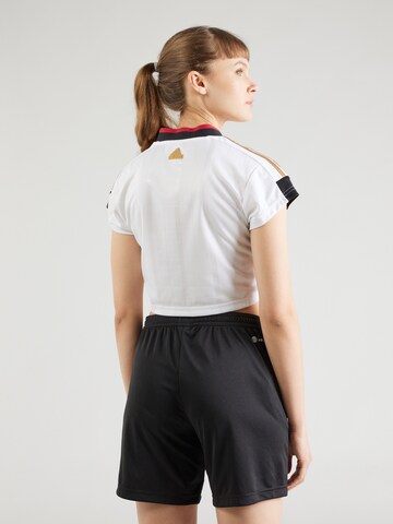 T-shirt fonctionnel 'Tiro' ADIDAS SPORTSWEAR en blanc