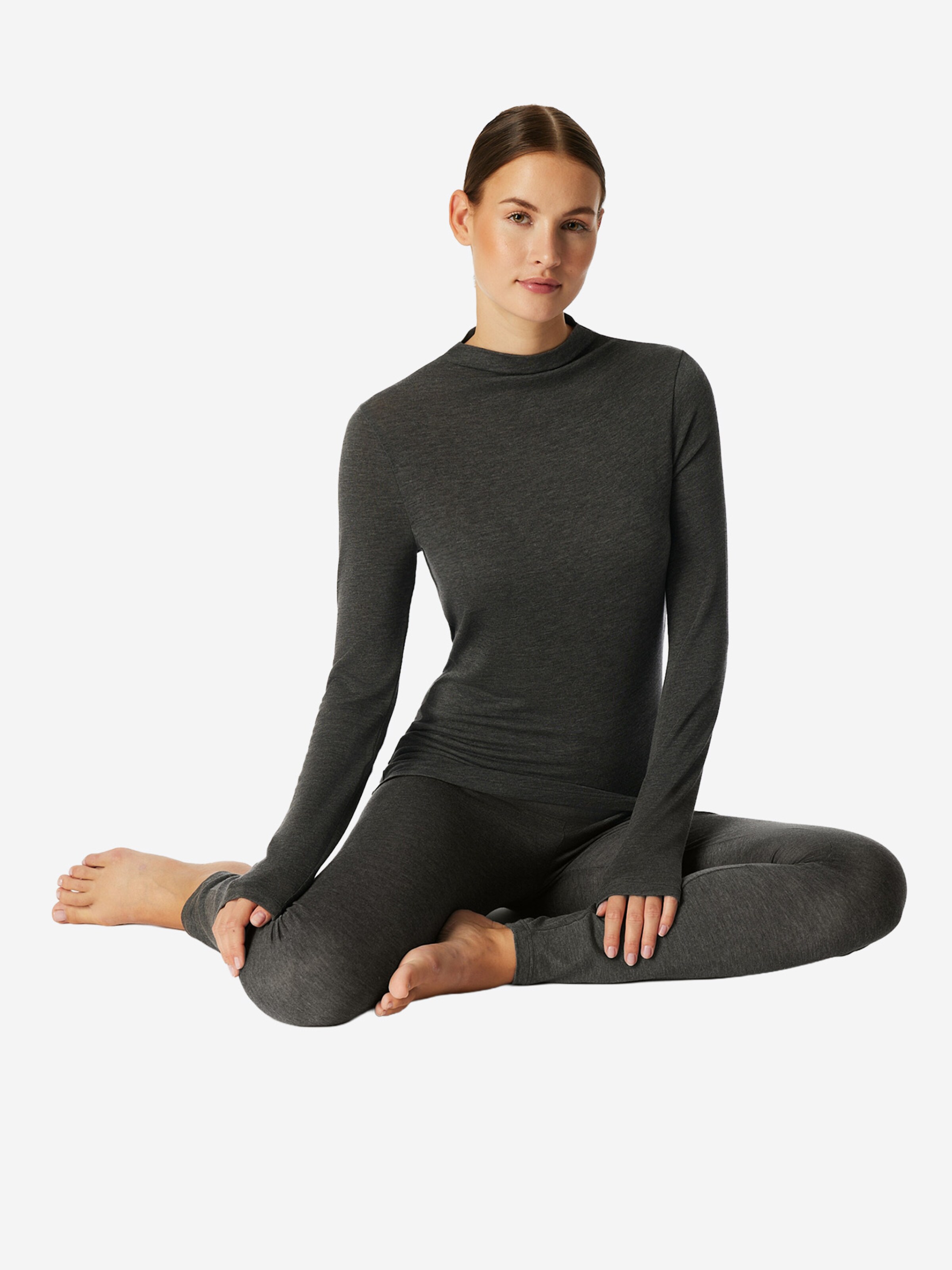Maillot de corps ' Premium Warming ' SCHIESSER en gris
