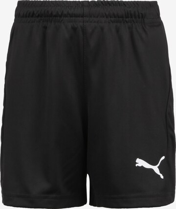 PUMA Regular Workout Pants 'Liga' in Black: front