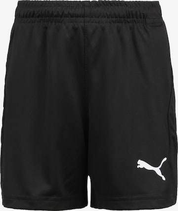 PUMA Regular Workout Pants 'Liga' in Black: front