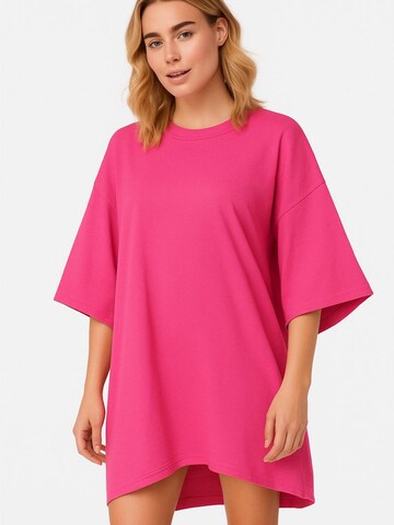 Worldclassca Oversized Shirt in Pink: front