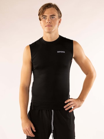 Base layer 'Dare' di Divina in nero: frontale