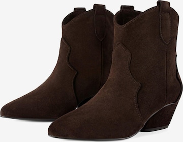 L37 HANDMADE SHOES Cowboystiefel 'STARRY PATH' in Braun: Vorderseite