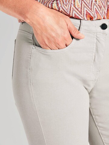 Goldner Skinny Jeans 'Bella' in Grau