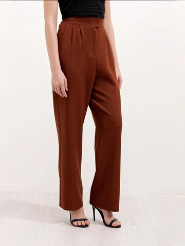 Loosefit Pantalon à pince Bigdart en marron