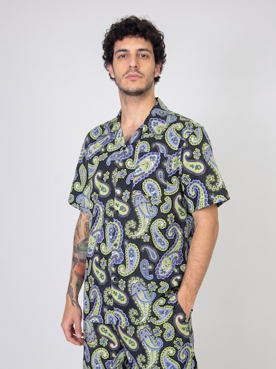 HUF Chemise 'Paisley Woven' en S en mélange de couleurs, Vue avec produit