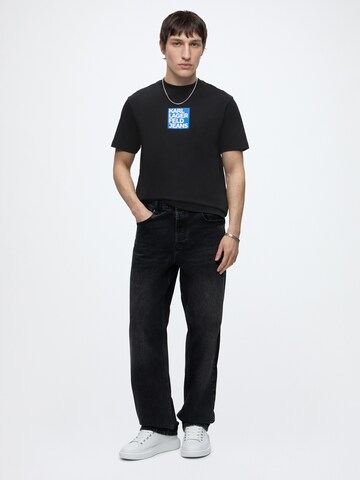 KARL LAGERFELD JEANS Póló - fekete