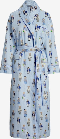 Robe de chambre ' Iconic Bear ' Polo Ralph Lauren en bleu : devant