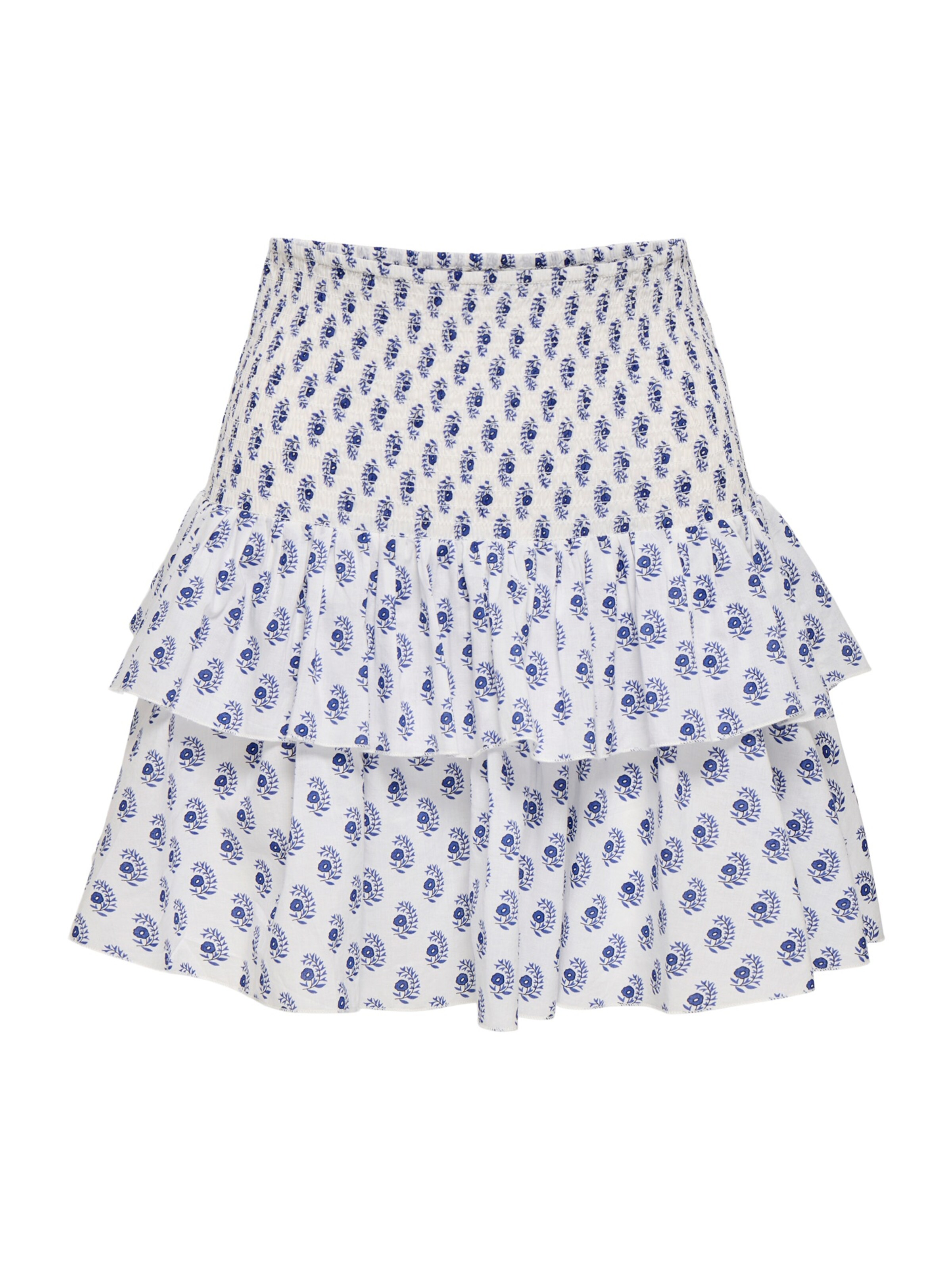 ONLY Jupe 'ONLZOEY' en bleu marine / bleu foncé / blanc cassé, Vue avec produit