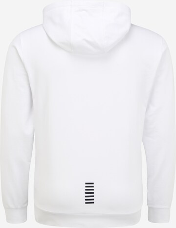 Sweat-shirt 'Felpa' EA7 Emporio Armani en blanc