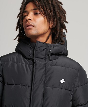 Superdry Winterjas in Zwart