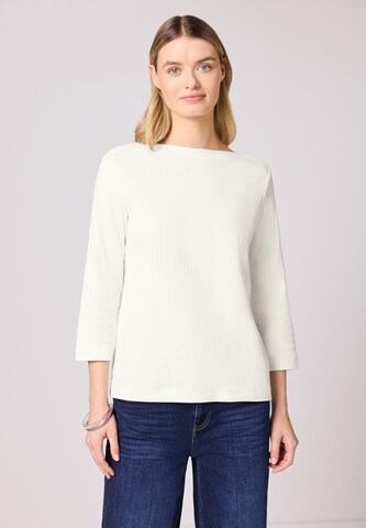 STREET ONE Shirt in Weiß: Vorderseite