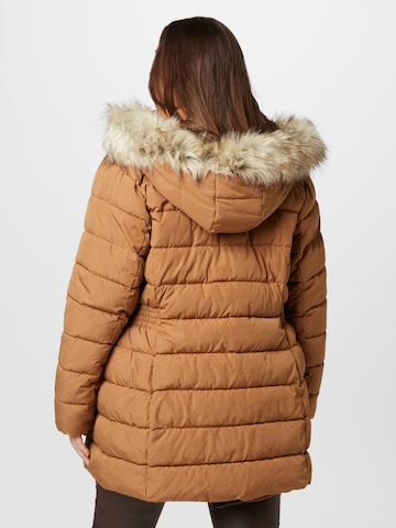 ONLY Carmakoma Winter jacket 'Luna' in Brown
