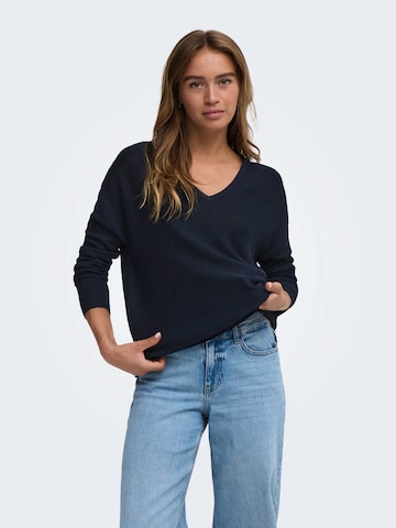 JDY Sweater 'JDYNew Behave' in Blue: front
