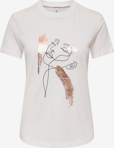 ONLY Paita 'ONLKITA' värissä roseekulta / musta / offwhite, Tuotenäkymä