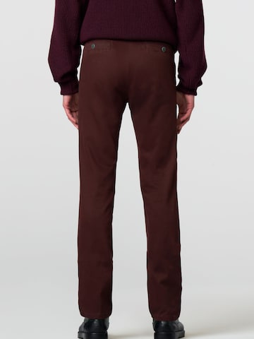 Regular Pantalon chino 'New York' MEYER en rouge