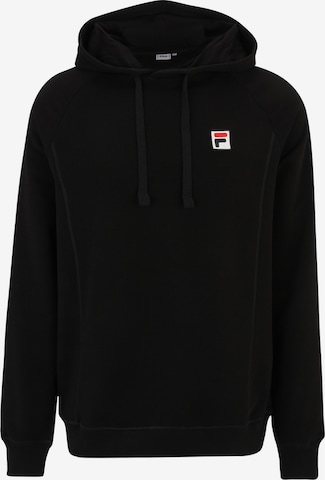 FILA Sweatshirt 'LUTHERAN' in Zwart: voorkant