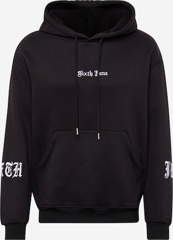 Sweat-shirt Sixth June en noir : devant