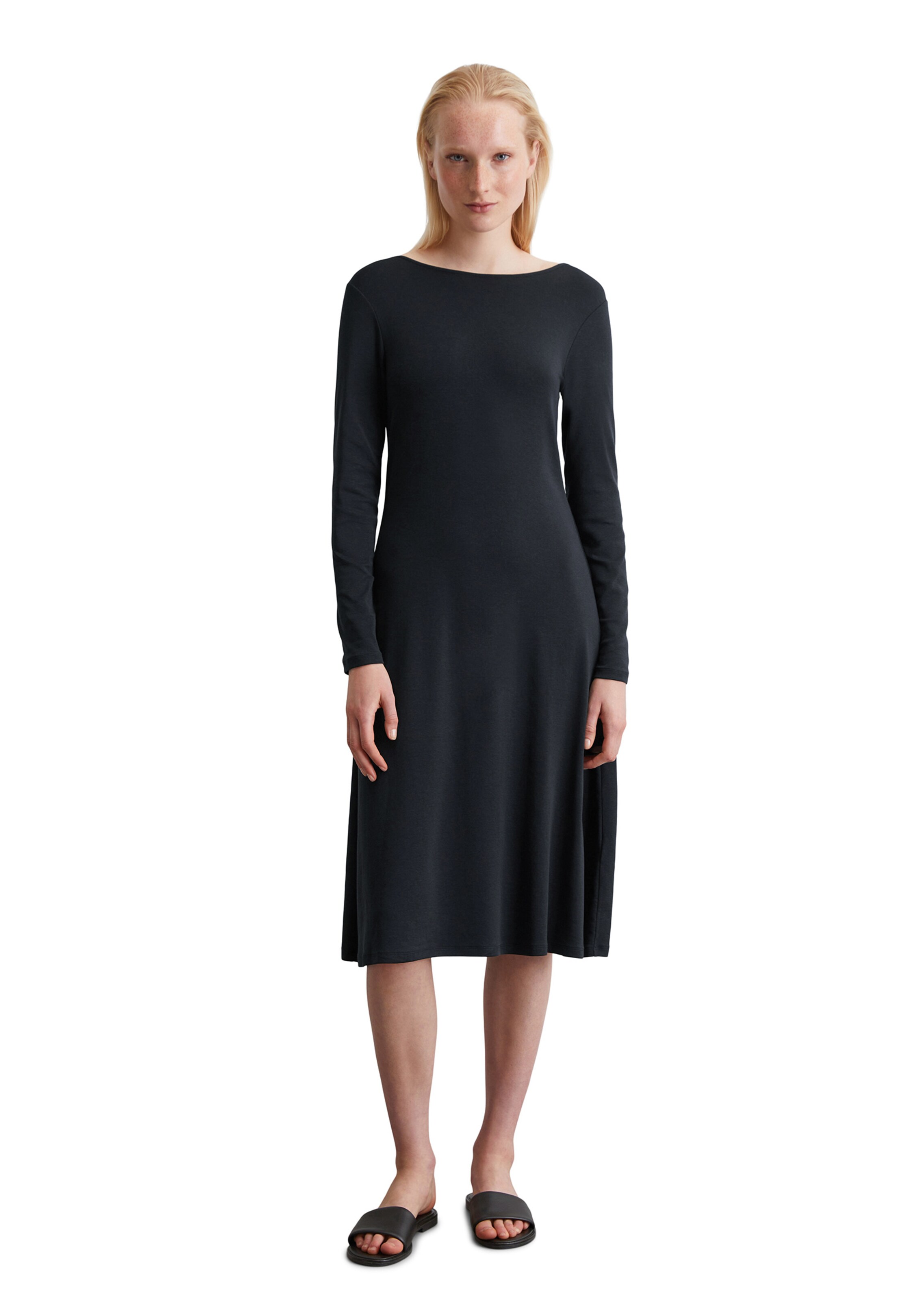 Marc O'Polo Kleid in Schwarz: Vorderseite