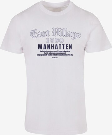 T-Shirt 'Manhatten' F4NT4STIC en blanc : devant
