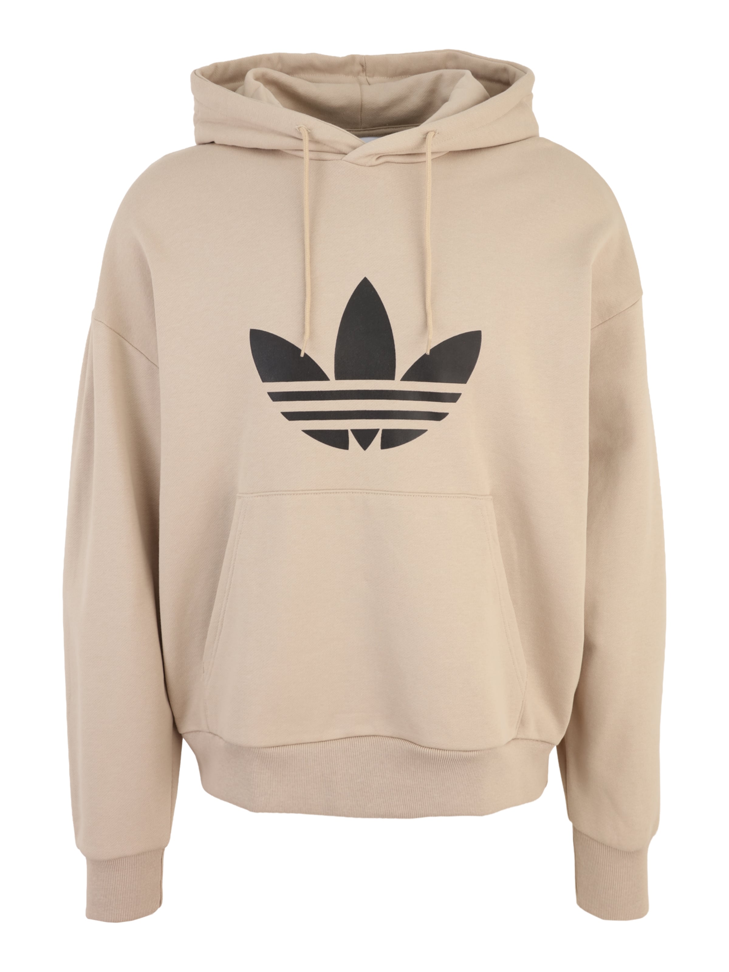 Bluză de molton 'Trefoil' de la ADIDAS ORIGINALS pe bej: față