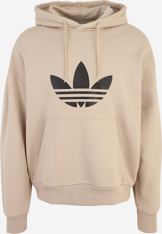 Bluză de molton 'Trefoil' de la ADIDAS ORIGINALS pe bej: față
