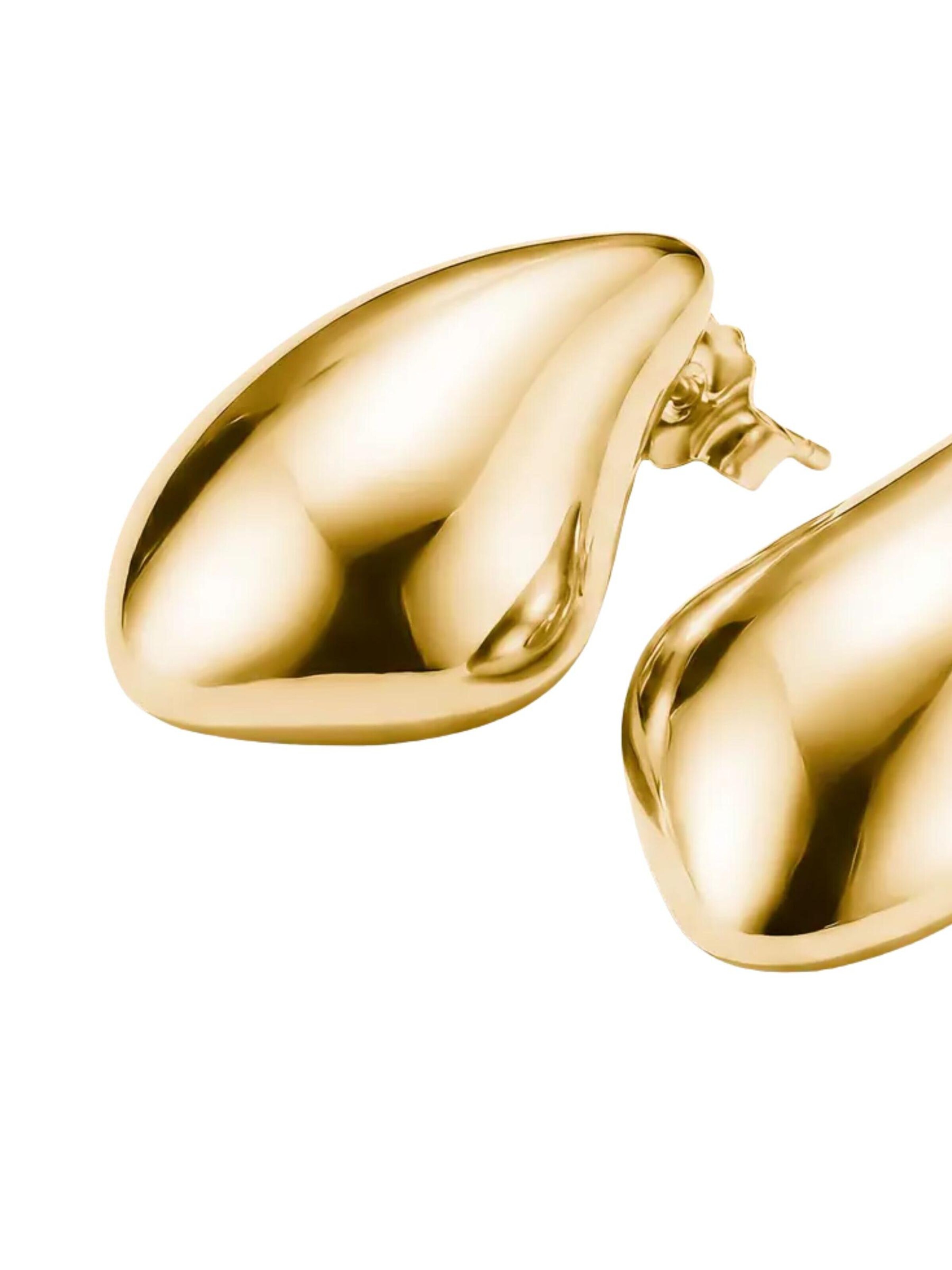 Boucles d'oreilles 'Vergoldete Tropfenförmige Ohrringe mit Organischem Design' Thomas Sabo en or