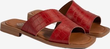 Mule 'Folien' Desa en rouge : devant