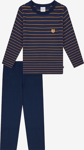 SCHIESSER Pyjama 'Nightwear' in Blau: Vorderseite