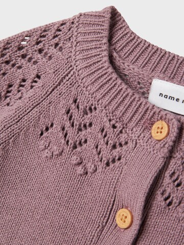 NAME IT Strickjacke in Lila