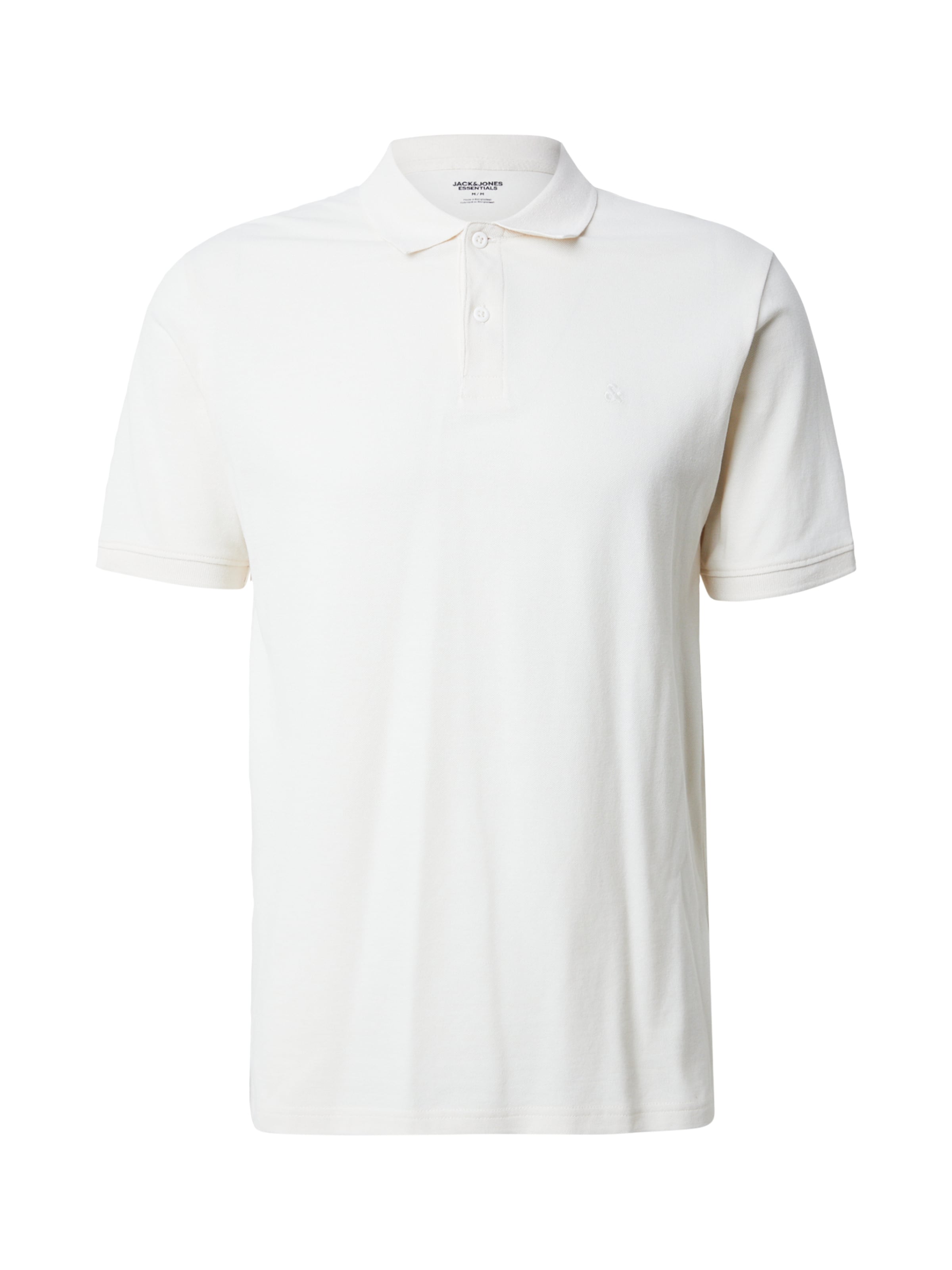 JACK & JONES Poloshirt 'JWHBASIC' in Weiß: Vorderseite