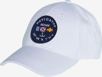 Navigator Cap in White: front