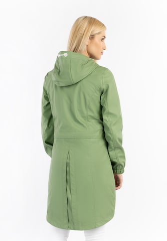 Schmuddelwedda Toiminnallinen pitkä takki värissä vihreä