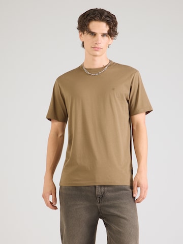 REPLAY T-shirt i brun: framsida